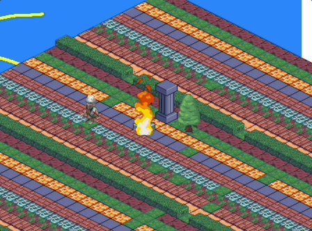 Character walking around in my scene as I click.